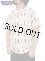 画像: 【 Pherrow's（フェローズ） 】 COTTON OPEN SHIRT [ IKAT DESIGN ] [ NATURAL ] 【 メール便可 】