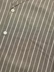 画像4: 【 Pherrow's（フェローズ） 】 半袖ストライプイタリアンカラーシャツ [  ITALIAN COLLAR SHIRTS ] [ CHARCOAL STRIPE ] 【 メール便可 】