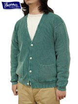 画像: 【 Pherrow's（フェローズ） 】 サマーニットカーディガン [ Summer Knit Cardigan ] [ FADE GREEN ]