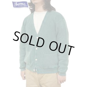 画像: 【 Pherrow's（フェローズ） 】 サマーニットカーディガン [ Summer Knit Cardigan ] [ FADE GREEN ]