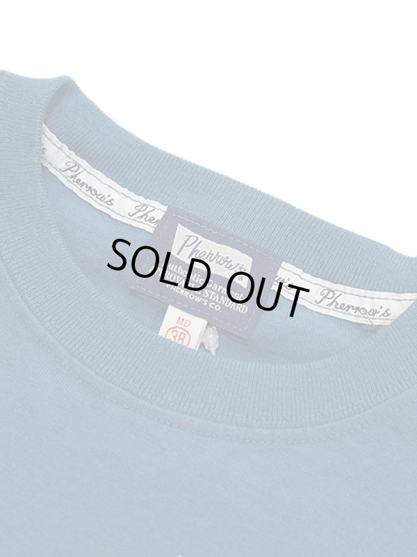 画像8: 【 Pherrow's（フェローズ） 】　ポケ付きプリントT-シャツ [ Pherrows Co ] [ S.BLUE ] 【 メール便可 】