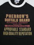 画像4: 【 Pherrow's（フェローズ） 】　Baseball Tee　[ BUFFALO BRAND ] [  WHITE x BLACK ]【 メール便可 】