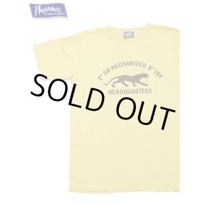 画像: 【 Pherrow's（フェローズ） 】　プリントT-シャツ [ HEADQUARTERS ] [ G.MUSTARD ] [ カタログ未掲載 ] 【 メール便可 】