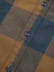画像8: 【 Pherrow's（フェローズ） 】　ヘビーウェイトフランネルチェックシャツ [ Heavy Flannel Shirts ] [ ORANGE ]