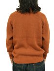 画像2: 【 Pherrow's（フェローズ） 】　ラグランコットンニット　[ RAGLAN COTTON KNIT ][BROWN]