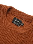 画像8: 【 Pherrow's（フェローズ） 】　ラグランコットンニット　[ RAGLAN COTTON KNIT ][BROWN]