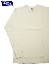 画像: 【 Pherrow's x Healthknit （フェローズ x ヘルスニット） 】 コラボサーマルTシャツ [ Thermal King ] [ NATURAL ] 