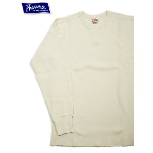 画像: 【 Pherrow's x Healthknit （フェローズ x ヘルスニット） 】 コラボサーマルTシャツ [ Thermal King ] [ NATURAL ] 