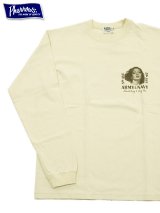 画像: 【 Pherrow's（フェローズ） 】　プリント L/S T-Shirts　[ ARMY & NAVY SHOP ] [ S.WHITE ]【 メール便可 】