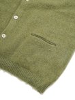 画像4: 【 Pherrow's（フェローズ） 】　モヘアニットカーディガン　[ MOHAIR KNIT CARDIGAN ] [ OLIVE ] 