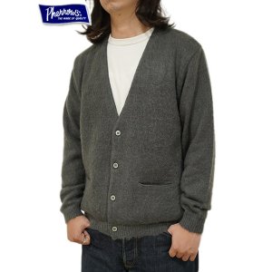 画像: 【 Pherrow's（フェローズ） 】　モヘアニットカーディガン　[ MOHAIR KNIT CARDIGAN ] [ CHARCOAL ] 