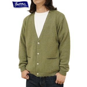画像: 【 Pherrow's（フェローズ） 】　モヘアニットカーディガン　[ MOHAIR KNIT CARDIGAN ] [ OLIVE ] 