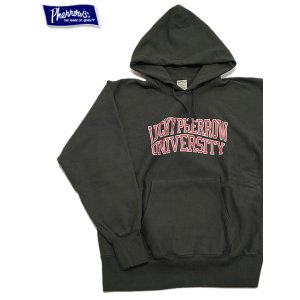 画像: 【 Pherrow's（フェローズ） 】　 リバースウィーブパーカー [ REVERSE SWEAT HOODIE ] [ S.BLACK ]