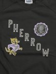 画像6: 【 Pherrow's（フェローズ） 】　フロッキープリントスウェット [ PHERROW ] [ S.BLACK ]