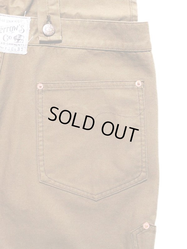 画像9: 【 Pherrow's（フェローズ） 】　2710A　ウォバッシュオーバーオール　[ Low Back Style Overall ]　[ Brown Canvas ]