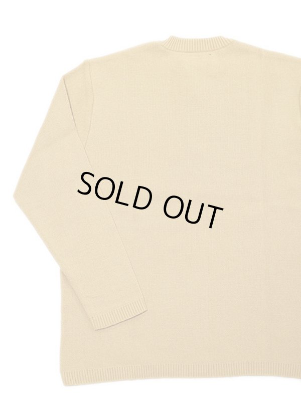 画像4: 【 FULLCOUNT（フルカウント） 】　レタードコットンセーター　[ Lettered Cotton Sweater ] [ Mustard ]