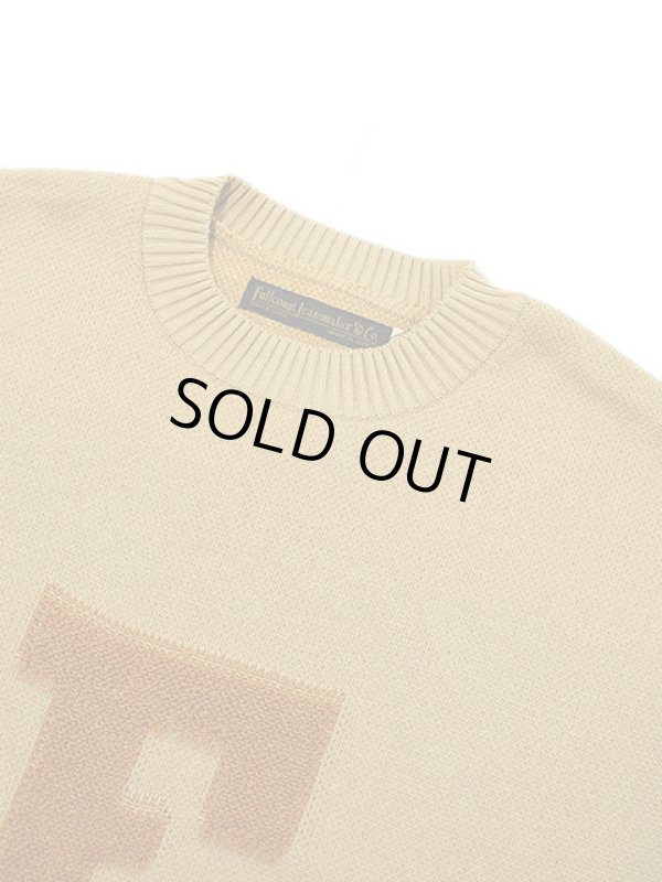 画像5: 【 FULLCOUNT（フルカウント） 】　レタードコットンセーター　[ Lettered Cotton Sweater ] [ Mustard ]