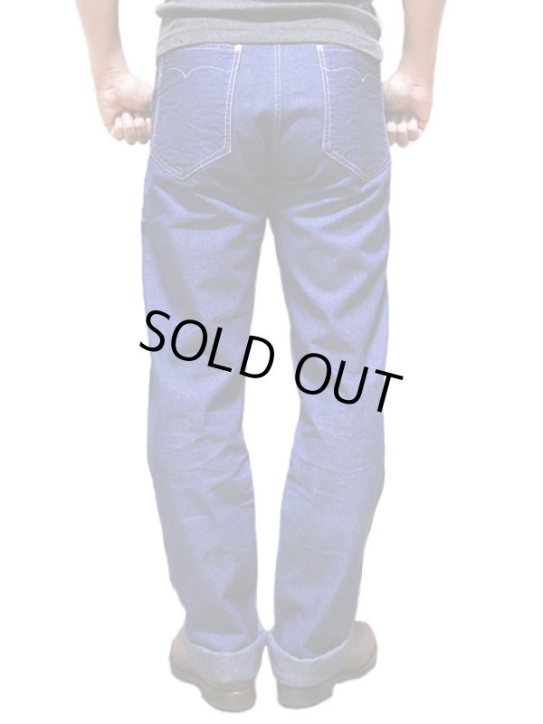 画像2: 【 Pherrow's（フェローズ） 】　インディゴ撚り杢ワークパンツ　[ 30's MODEL ] 