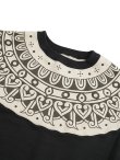 画像3: 【 FULLCOUNT（フルカウント） 】　トライバルパターンスウェット　[ Tribal Pattern Sweatshirts ] [ 雪柄スウェット ] [ INK BLACK ]