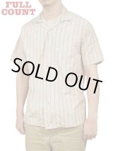 画像: 【 FULLCOUNT（フルカウント） 】　ストライプオープンシャツ　[ Stripe Open Collar Shirt ]