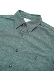 画像3: 【 FULLCOUNT（フルカウント） 】　杢シャンブレーワークシャツ　[ Covert Chambray Work Shirt ]