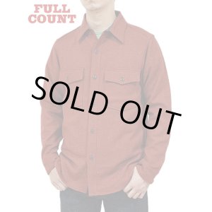 画像: 【 FULLCOUNT（フルカウント） 】　ウールCPOシャツ　[ Plain Wool CPO Shirt ]