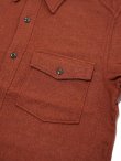画像4: 【 FULLCOUNT（フルカウント） 】　ウールCPOシャツ　[ Plain Wool CPO Shirt ]