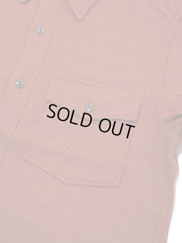 画像4: 【 FULLCOUNT（フルカウント） 】　ウールCPOシャツ　[ Plain Wool CPO Shirt ]