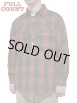 画像: 【 FULLCOUNT（フルカウント） 】　ハーフジッププルオーバーシャツ 　[ Half Zip Pullover Classic Buffalo Check Shirt ]