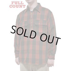 画像: 【 FULLCOUNT（フルカウント） 】　ハーフジッププルオーバーシャツ 　[ Half Zip Pullover Classic Buffalo Check Shirt ]