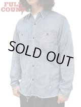 画像: 【 FULLCOUNT（フルカウント） 】　【 8oz. 】 デニムワークシャツ　[ Denim Work Shirt ] [ Used Wash ]