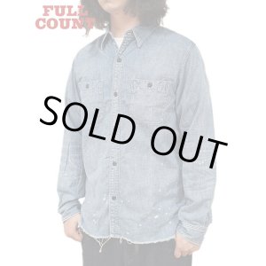 画像: 【 FULLCOUNT（フルカウント） 】　【 8oz. 】 デニムワークシャツ　[ Denim Work Shirt ] [ Used Wash ]