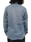 画像2: 【 FULLCOUNT（フルカウント） 】　【 8oz. 】 デニムワークシャツ　[ Denim Work Shirt ] [ Used Wash ]