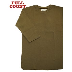 画像: 【 FULLCOUNT（フルカウント） 】　7分袖リブ Tシャツ　[ Three Quarter Sleeve Rib T-Shirt ] 【 メール便可 】
