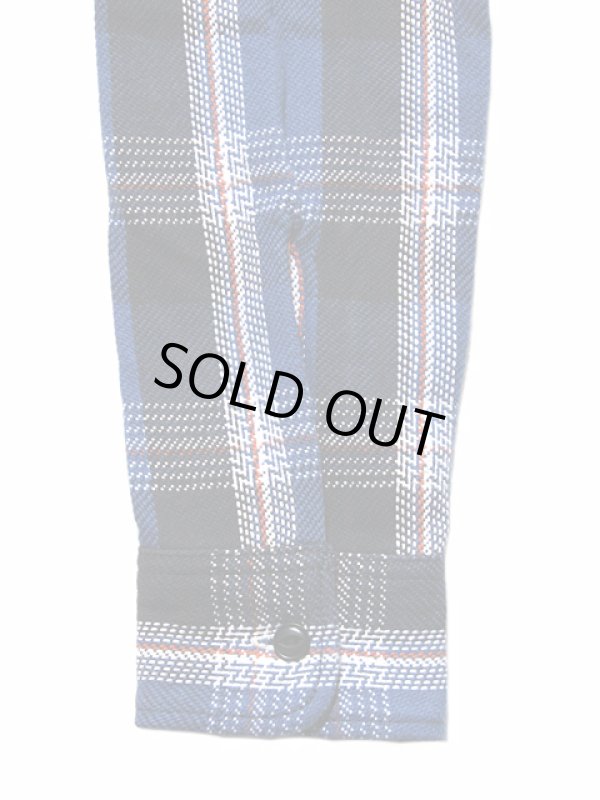 画像5: 【 UES（ウエス） 】　先染めヘビーチェックネルシャツ　[ BLUE ]