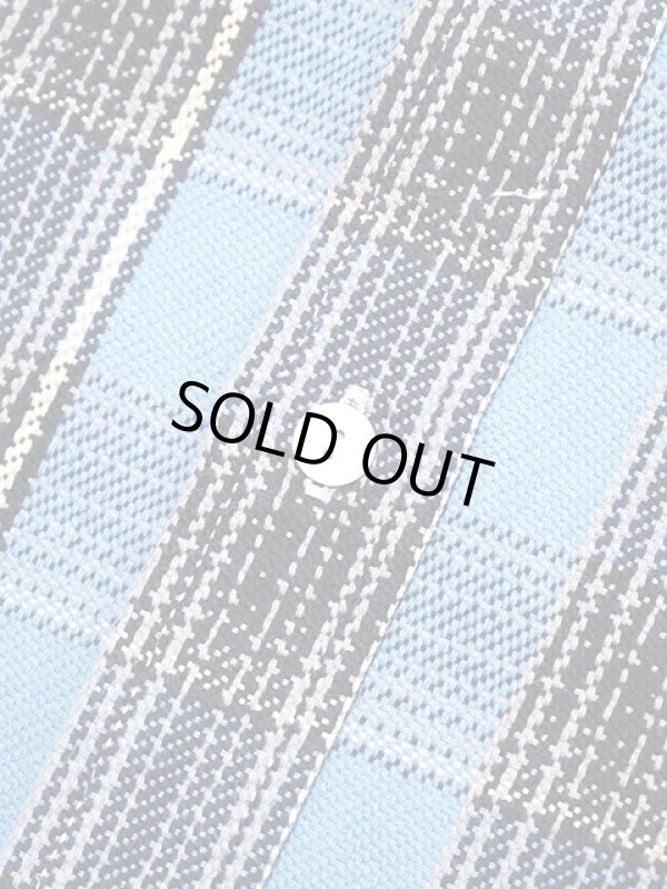 画像7: 【 UES（ウエス） 】　先染めヘビーチェックネルシャツ　[ BLUE ]