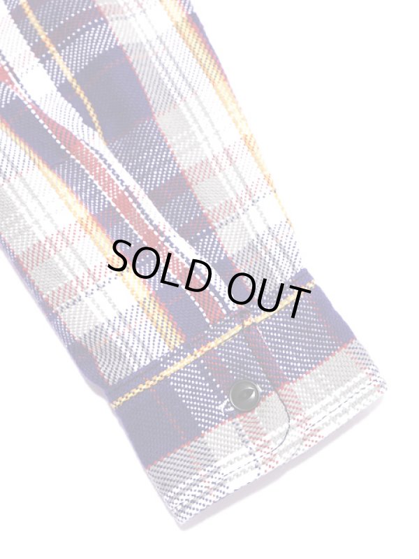 画像5: 【 UES（ウエス） 】　先染めヘビーチェックネルシャツ　[ NAVY ]