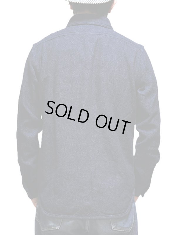 画像2:  【 UES（ウエス） 】　インディゴエクストラヘビーチェックネルシャツ　[ INDIGO ]