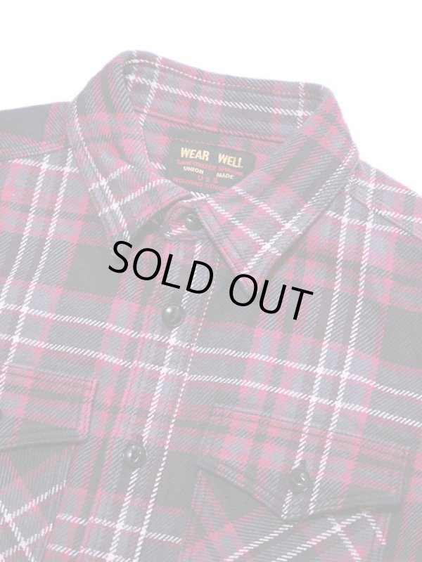 画像3:  【 UES（ウエス） 】　エクストラヘビーチェックネルシャツ　[ BLACK ]