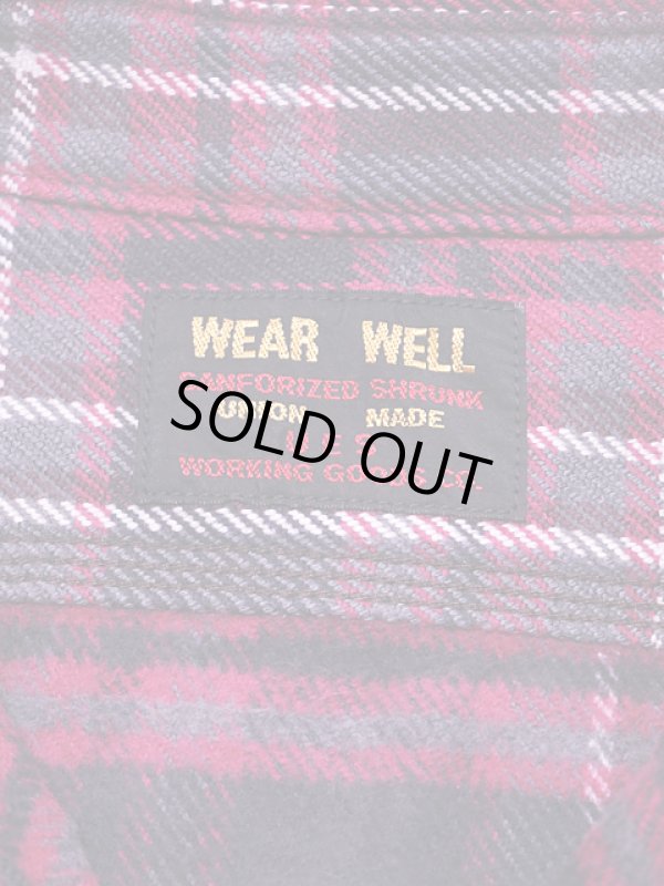 画像8:  【 UES（ウエス） 】　エクストラヘビーチェックネルシャツ　[ BLACK ]