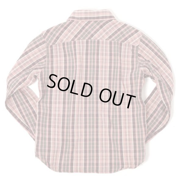 画像5: 【 UES（ウエス） 】　先染めヘビーチェックネルシャツ　[ PINK ]