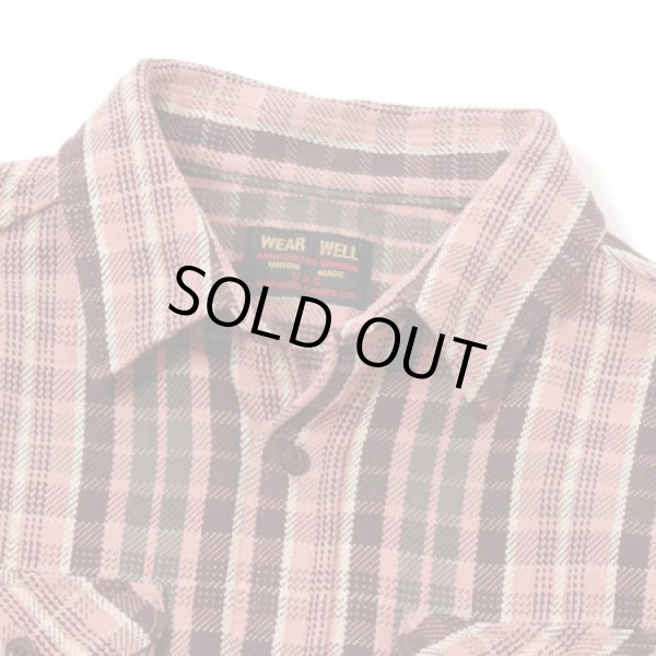 画像6: 【 UES（ウエス） 】　先染めヘビーチェックネルシャツ　[ PINK ]