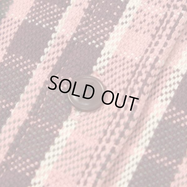 画像8: 【 UES（ウエス） 】　先染めヘビーチェックネルシャツ　[ PINK ]