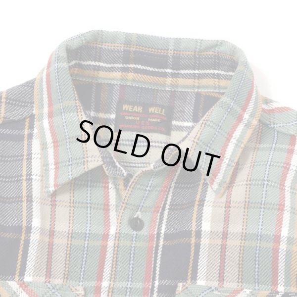 画像4: 【 予約商品  2022年モデル 】 【 UES（ウエス） 】　先染めヘビーチェックネルシャツ　[ NAVY ]