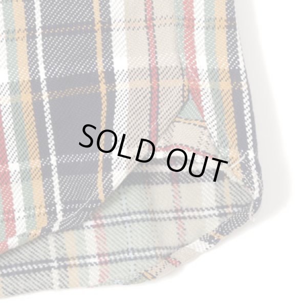 画像7: 【 予約商品  2022年モデル 】 【 UES（ウエス） 】　先染めヘビーチェックネルシャツ　[ NAVY ]