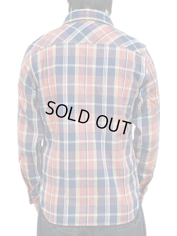 画像2: 【 UES（ウエス） 】　先染めヘビーチェックネルシャツ　[ PINK ]