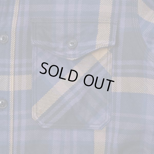 画像8: 【 UES（ウエス） 】　エクストラヘビーチェックネルシャツ　[ NAVY ]