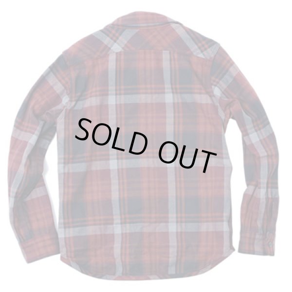 画像5: 【 UES（ウエス） 】　エクストラヘビーチェックネルシャツ　[ WINE ]