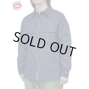 画像: 【UES（ウエス） 】　リネンシャツジャケット　[ Linen Shirts Jacket ] [ INDIGO DENIM ]