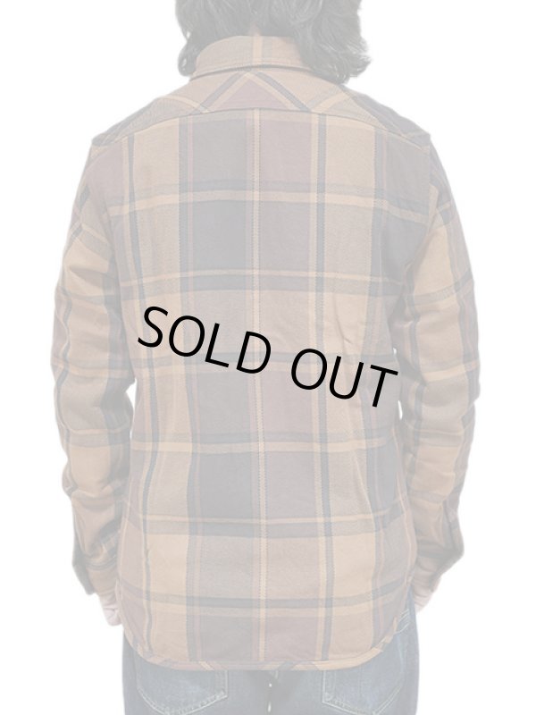 画像2: 【 UES（ウエス） 】　エクストラヘビーチェックネルシャツ　[ ORANGE ]